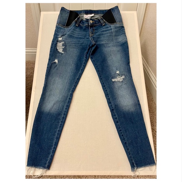 Isabel Maternity by Ingrid & Isabel Denim - Isabel Maternity by Ingrid & Isabel | Distressed Jeggings | Size 2